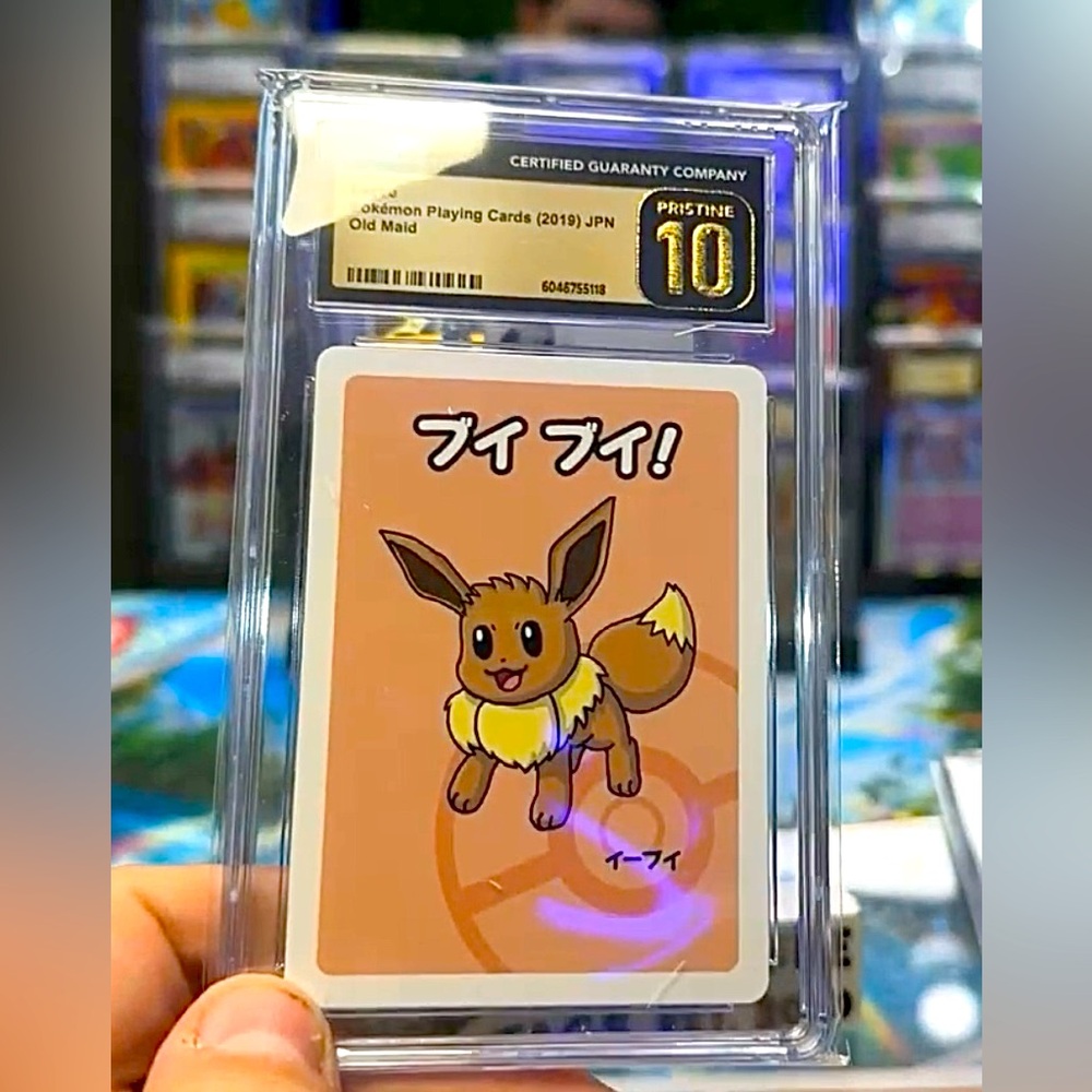 Authentic graded Pokémon graded pristine 10 eevee eeveelution